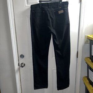 Measures 38x 38 Wrangler 13MWZWK Big Tall Made USA Black Denim Cowboy Jeans